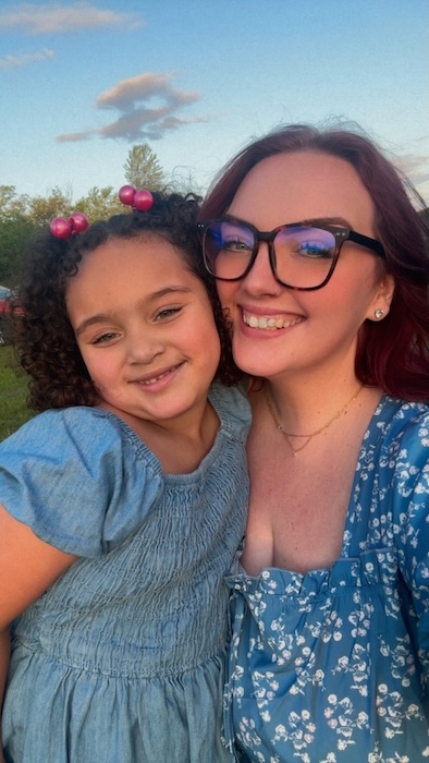 Hannah and daughter